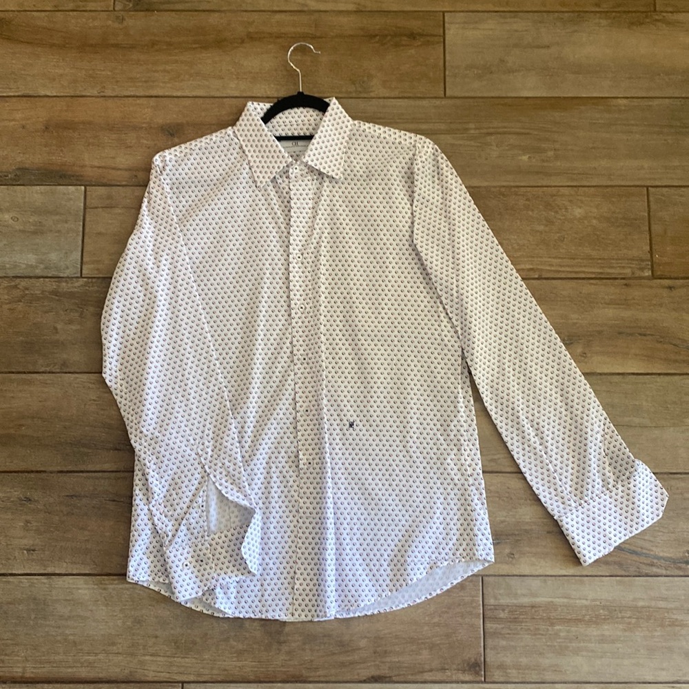 Carolina Herrera Men’s Button Down Dress Shirt Size 16